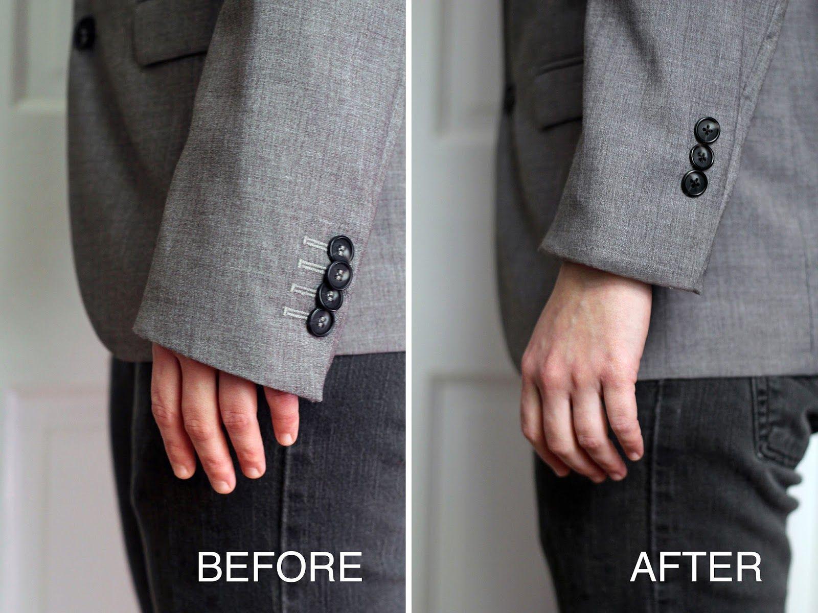 Retouche bas de manches veste